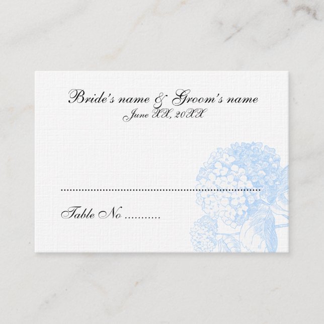 Carte de siège du client (Devant)