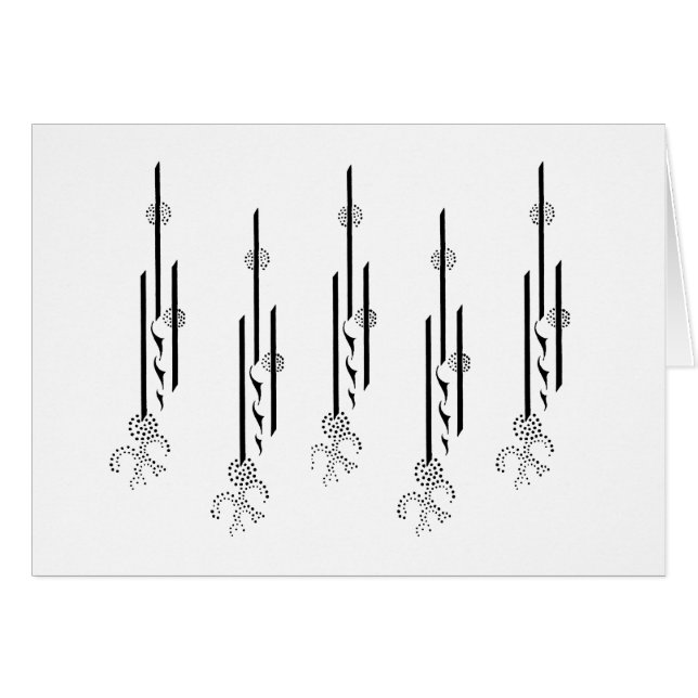 Carte de signature d'Aubrey Beardsley II (Devant horizontal)