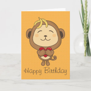 Carte de singe HBD