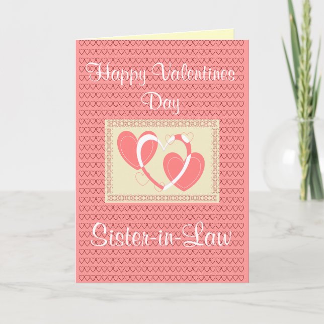 CARTE DE SISTER-IN-LAW VALENTINES DAY (Devant)