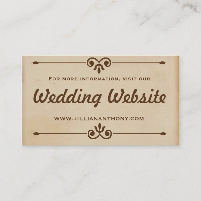 Carte de site Web Mariage de ballon à air chaud vi (Devant)