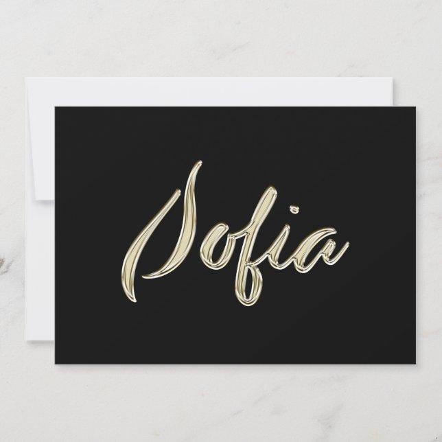 Carte de Sofia white gold (Devant)