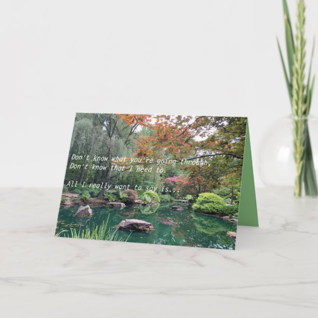 Carte de soin tranquille (Devant)