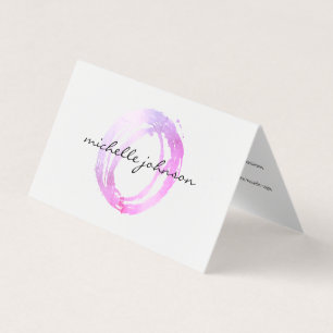 Carte de soins de fin de semaine de salon rose