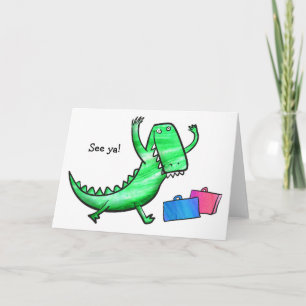 Carte de sortie de crocodile