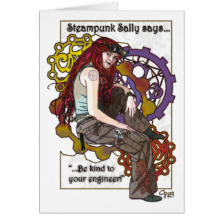 Carte de sortie de Steampunk