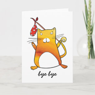 Carte de sortie du chat