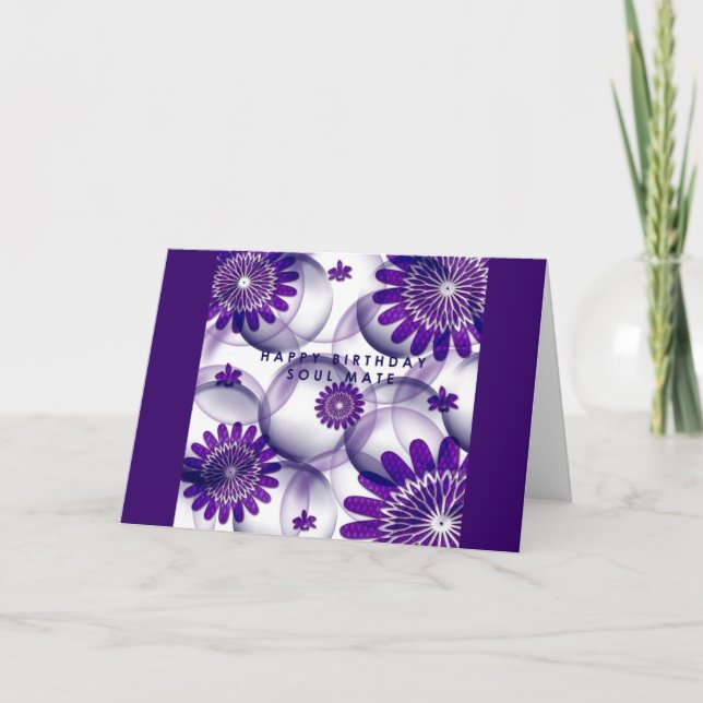 Carte De "SoulMate joyeux anniversaire " * (Devant)
