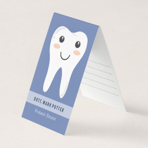 Carte de sourire de rendez-vous de dent de