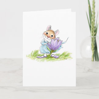 Carte de souris de crocus