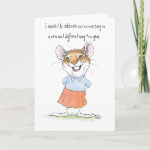 Carte de souris pour l'anniversaire de Dorky