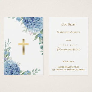 Carte de souvenir de la première communion d'Hydra