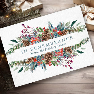 Carte de souvenir de Noël   Christmas Wreath