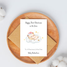Carte de souvenir de Noël pour un bébé perdu - Our