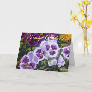 Carte de souvenir et de commémoration Violet Vert