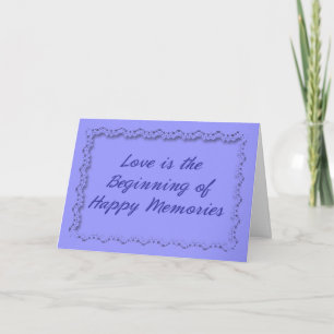 Carte de souvenirs heureux