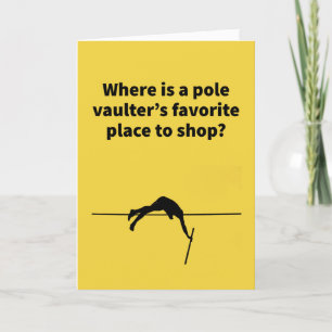 Carte de sport Pole Vaulter Clearance Store