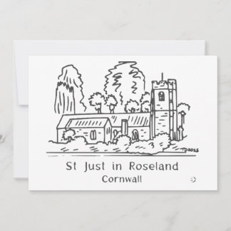 Carte de St Just in Roseland