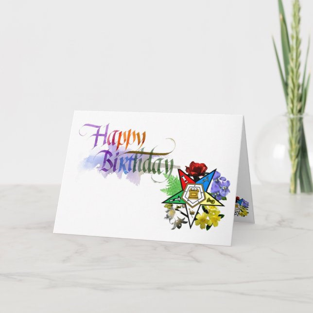 Carte de Star Birthday (Devant)