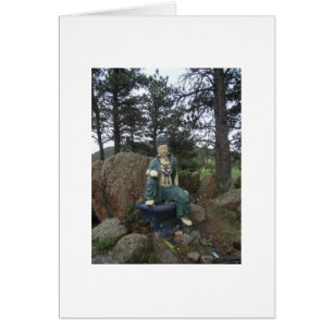 Carte de Statue Tara Verte