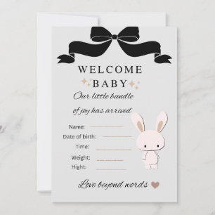 Carte de statut de Baby Shower islamique – Bienven