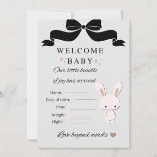 Carte de statut de Baby Shower islamique – Bienven