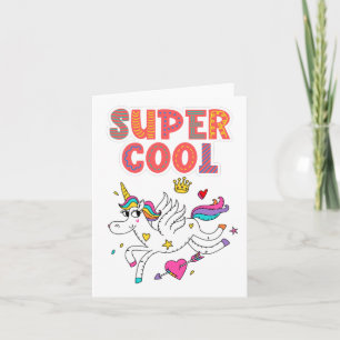 Carte de sublimation Unicorne pour enfants