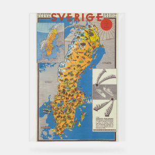 Carte de Suède