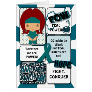 Carte de superhéros de Cancer ovarien
