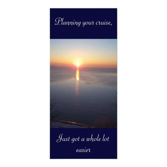 Carte de support de vacances de lever de soleil (Devant)