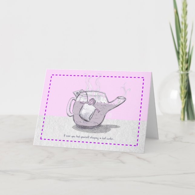 Carte de support "Si jamais" (Devant)