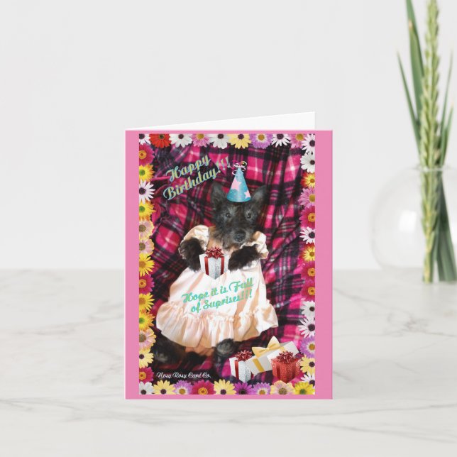 Carte de surprise d'anniversaire (Devant)