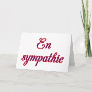 Carte de sympathie