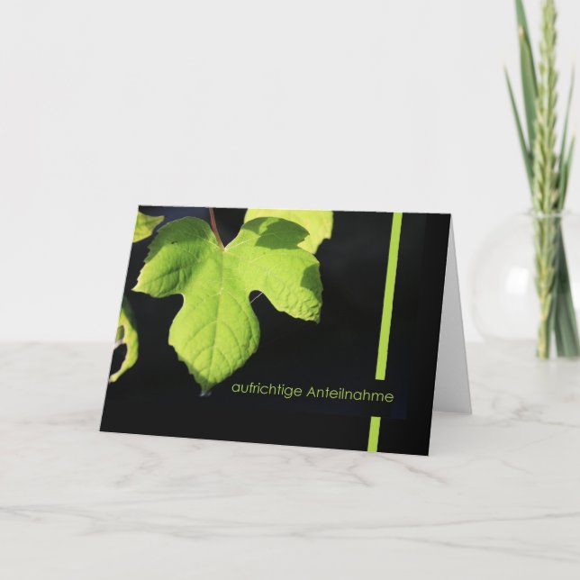 carte de sympathie allemande (Devant)