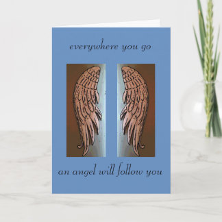 Carte de sympathie Angel wings
