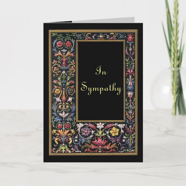 Carte de Sympathie Art Gothique personnalisable (Devant)