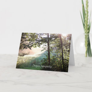 Carte de sympathie aube profonde