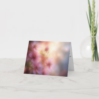 Carte de Sympathie avec prière et design floral