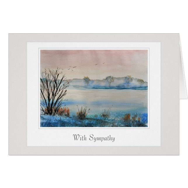 Carte de sympathie avec verset bienveillant (Devant horizontal)