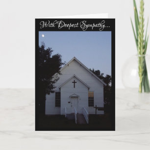 Carte de sympathie « Church Sunset »