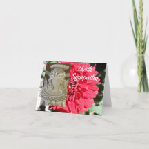 Carte de sympathie d'ange