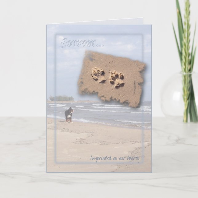Carte de sympathie de chien (Devant)