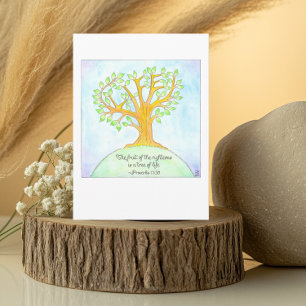 Carte de sympathie de l'arbre de vie
