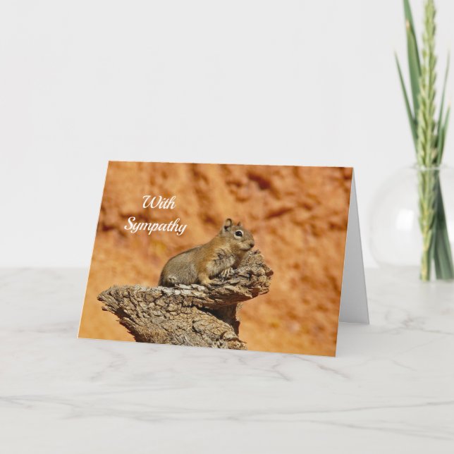 Carte de Sympathie de l'écureuil terrestre 2 (Devant)
