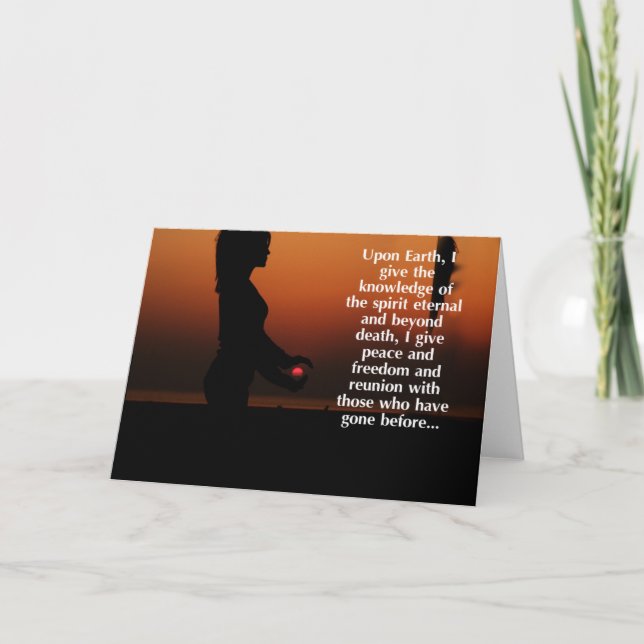 Carte de Sympathie de l'Esprit Eternal Dark Mother (Devant)