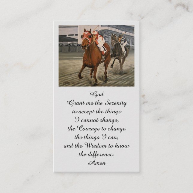 Carte de Sympathie de l'image en mémoire aimée (Devant)