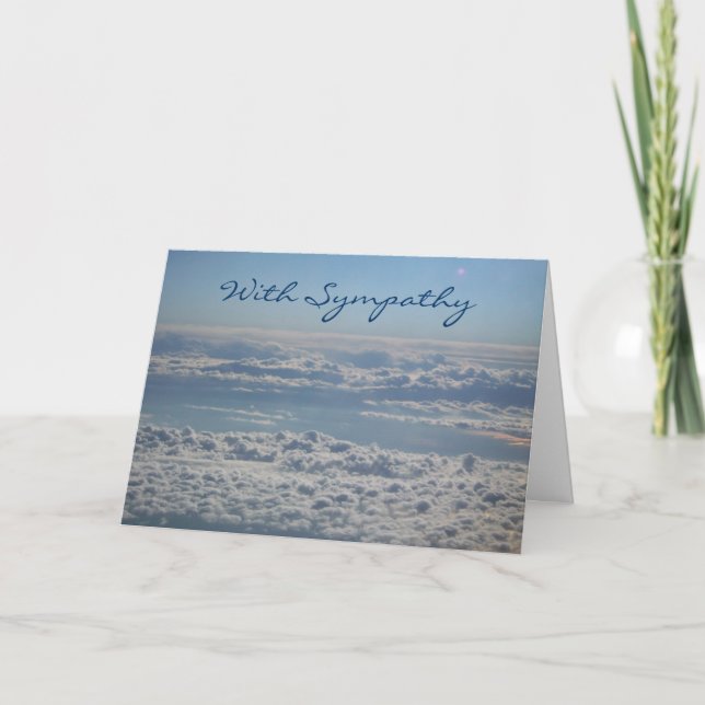 Carte de sympathie de nuages (Devant)