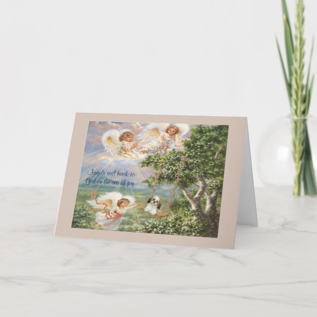 Carte de sympathie de Shih Tzu (Devant)