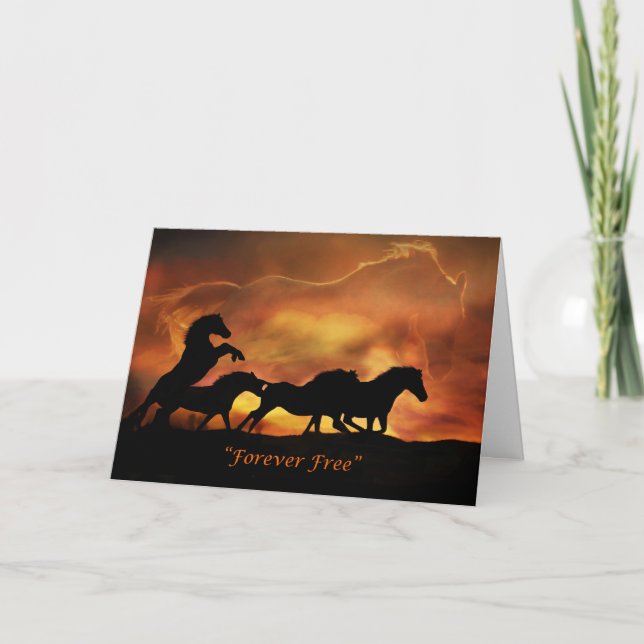 Carte de sympathie du cheval (Devant)