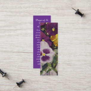 Carte de Sympathie Fleur Pansy Home Sécurisé